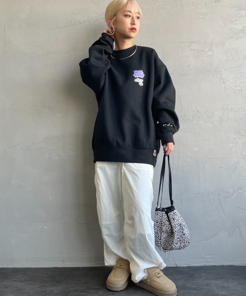 [BEN DAVIS/ベンデイビス] OVERLAP ウォールアート バックプリントスウェット（スウェット）｜BEN DAVIS（ベンデイビス）