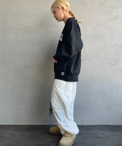 [BEN DAVIS/ベンデイビス] OVERLAP ウォールアート バックプリントスウェット（スウェット）｜BEN DAVIS（ベンデイビス）