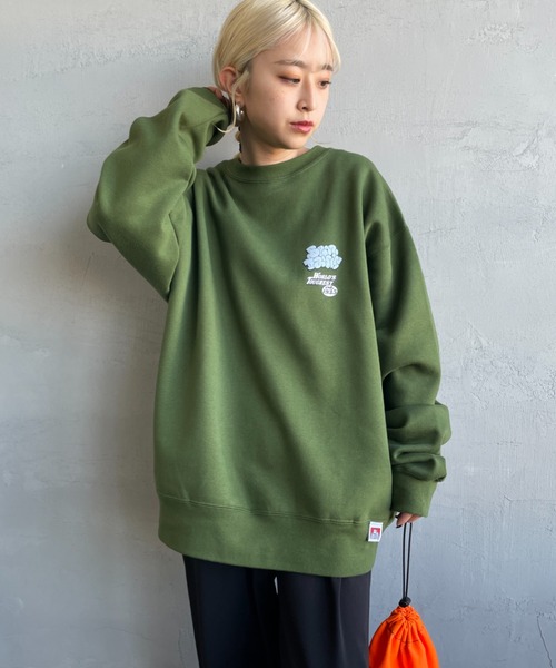 [BEN DAVIS/ベンデイビス] OVERLAP ウォールアート バックプリントスウェット（スウェット）｜BEN DAVIS（ベンデイビス）