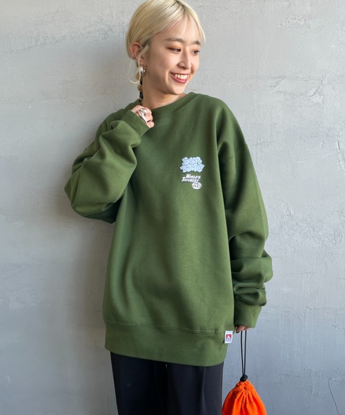 [BEN DAVIS/ベンデイビス] OVERLAP ウォールアート バックプリントスウェット（スウェット）｜BEN DAVIS（ベンデイビス）