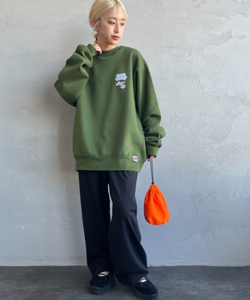 [BEN DAVIS/ベンデイビス] OVERLAP ウォールアート バックプリントスウェット（スウェット）｜BEN DAVIS（ベンデイビス）