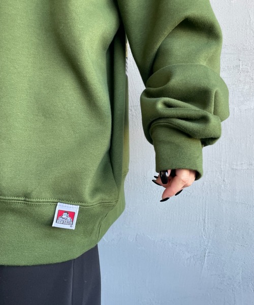 [BEN DAVIS/ベンデイビス] OVERLAP ウォールアート バックプリントスウェット（スウェット）｜BEN DAVIS（ベンデイビス）