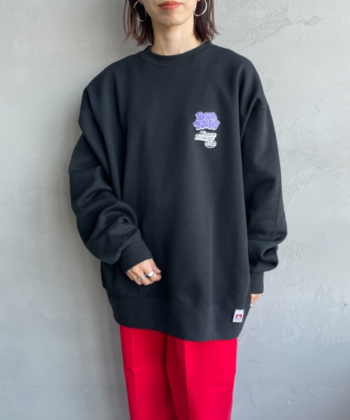[BEN DAVIS/ベンデイビス] OVERLAP ウォールアート バックプリントスウェット（スウェット）｜BEN DAVIS（ベンデイビス）