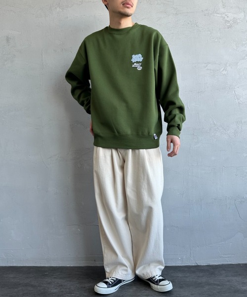 [BEN DAVIS/ベンデイビス] OVERLAP ウォールアート バックプリントスウェット（スウェット）｜BEN DAVIS（ベンデイビス）