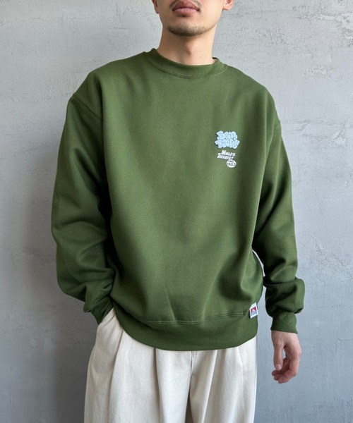 [BEN DAVIS/ベンデイビス] OVERLAP ウォールアート バックプリントスウェット（スウェット）｜BEN DAVIS（ベンデイビス）