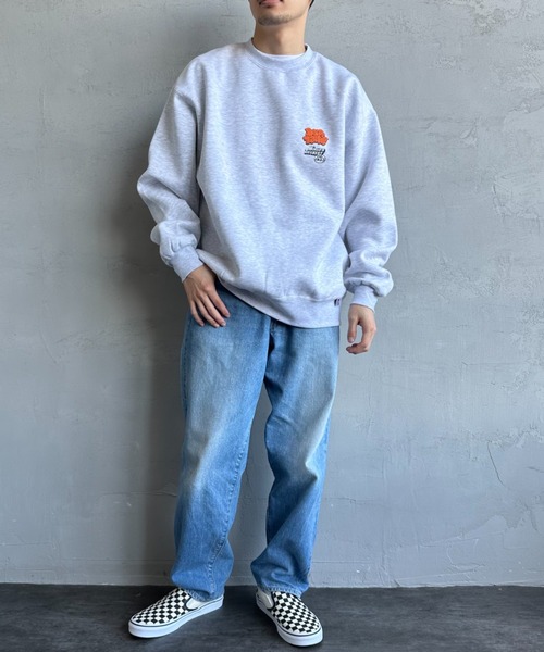 [BEN DAVIS/ベンデイビス] OVERLAP ウォールアート バックプリントスウェット（スウェット）｜BEN DAVIS（ベンデイビス）