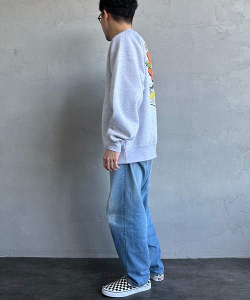 [BEN DAVIS/ベンデイビス] OVERLAP ウォールアート バックプリントスウェット（スウェット）｜BEN DAVIS（ベンデイビス）