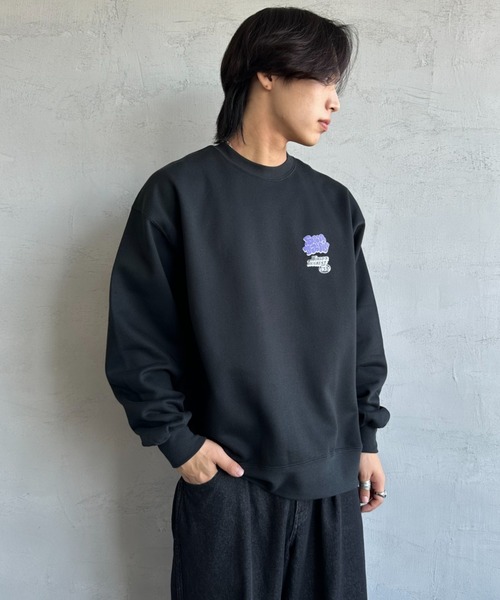 [BEN DAVIS/ベンデイビス] OVERLAP ウォールアート バックプリントスウェット（スウェット）｜BEN DAVIS（ベンデイビス）
