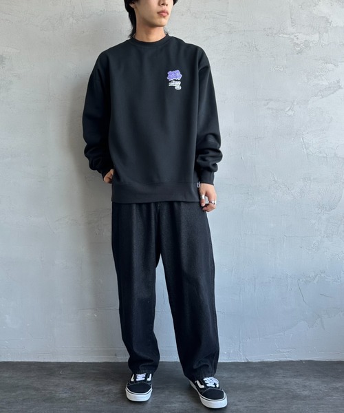 [BEN DAVIS/ベンデイビス] OVERLAP ウォールアート バックプリントスウェット（スウェット）｜BEN DAVIS（ベンデイビス）