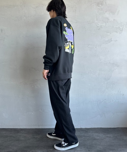 [BEN DAVIS/ベンデイビス] OVERLAP ウォールアート バックプリントスウェット（スウェット）｜BEN DAVIS（ベンデイビス）