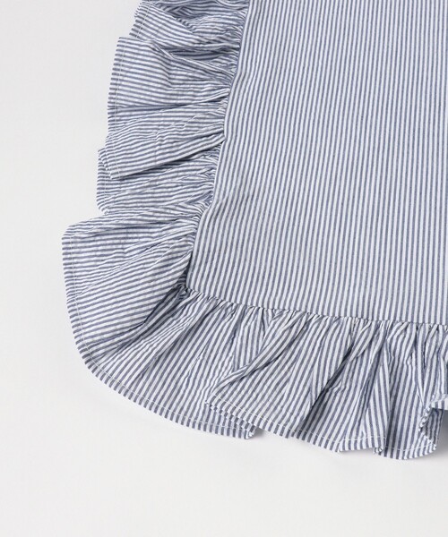 BEAMS BOY（ビームスボーイ）の「シアサッカー フリル ストール（ストール/ショール・レディース・ブルー/イエロー・ONE SIZE）」の14枚目の写真