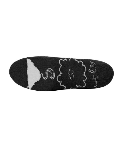 HUF(ハフ)の「SELF DESTRUCTION BUDDY SOCKS / HUF ハフ ソックス 靴下(ソックス/靴下・メンズ・ブルー系その他/オフホワイト/ブラック・O/S)」の5枚目の写真