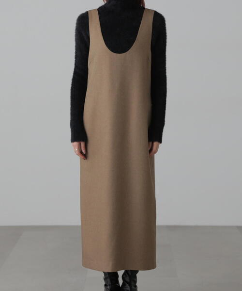 FREE'S MART（フリーズマート）の「深Uネックジャンスカ（ジャンパースカート・レディース・ブラック/ブラウン・MEDIUM/SMALL）」の16枚目の写真