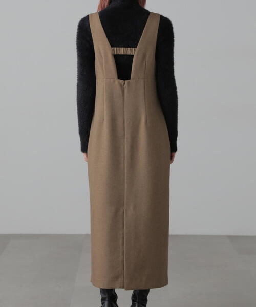 FREE'S MART（フリーズマート）の「深Uネックジャンスカ（ジャンパースカート・レディース・ブラック/ブラウン・MEDIUM/SMALL）」の18枚目の写真