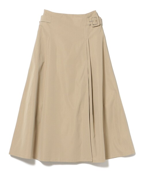 BEAMS JAPAN ティアード ラップ スカート BEAMS JAPAN（ビームス ジャパン）〈WOMEN〉ティアード ラップ