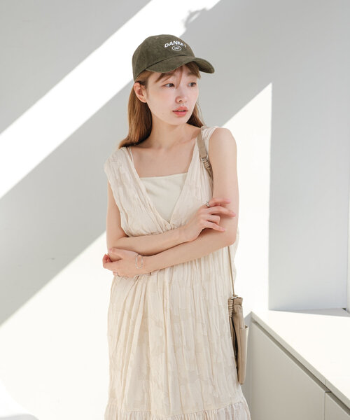 Kastane（カスタネ）の「【WEB限定/低身長サイズ/2サイズ展開】シアージャガードレースノースリワンピース（ワンピース・レディース・ブラック/アイボリー・1/0）」の15枚目の写真