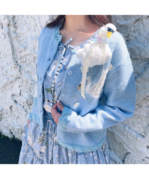 PINK HOUSE（ピンクハウス）の「SWAN LAKE ぬいぐるみコサージュ（ブローチ/コサージュ・レディース・ホワイト・フリー）」の6枚目の写真