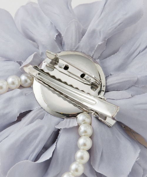 バーバリーコサージュ 新品未使用 お花モチーフ ノバチェック 茶 美品 L co22_top.jpg