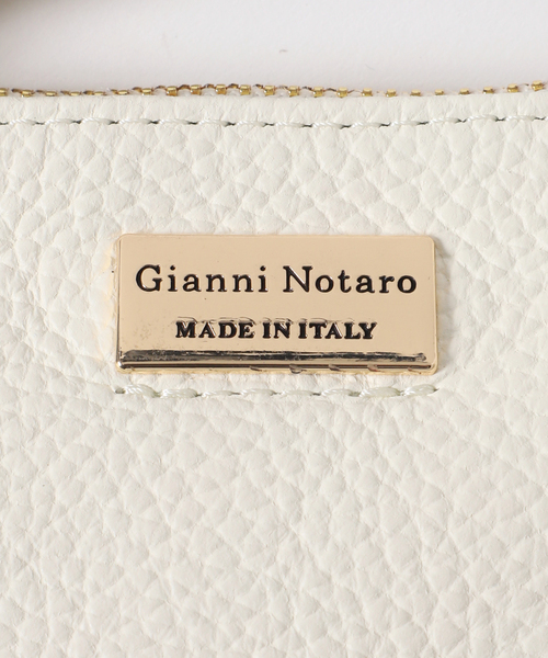 GIANNI NOTARO（ジャンニノターロ）の「《WEB限定》GIANNI NOTARO/ジャンニノターロ バイカラーショルダーバッグ（ショルダーバッグ・レディース・ホワイト・FREE）」の19枚目の写真