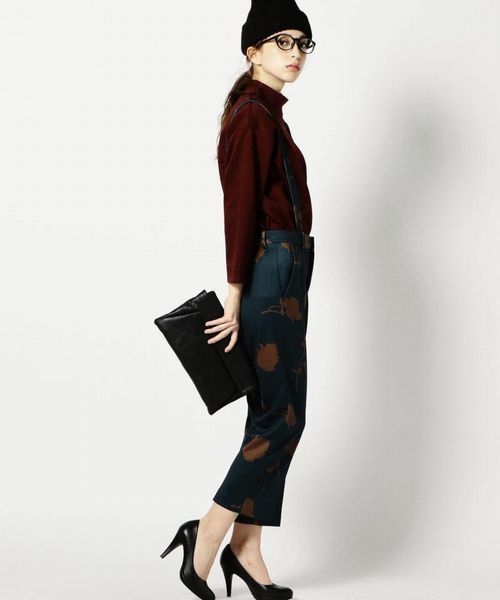 ROSE BUD（ローズバッド）の「LPT-15230 WIDE PANTS W/SUSPENDER（その他パンツ・レディース・グレー/ネイビー・ONE SIZE）」の13枚目の写真