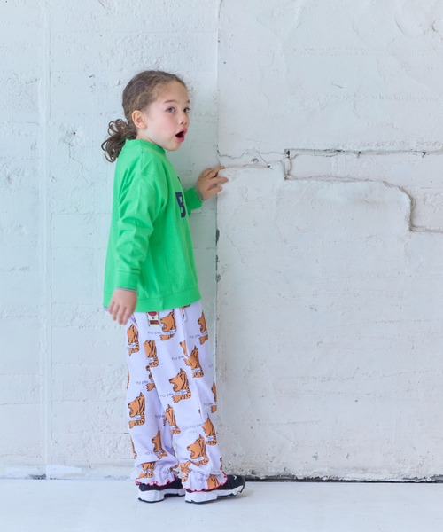 MARKEY'S（マーキーズ）の「長袖リブロンティー（Tシャツ/カットソー・キッズ・オレンジ/ラベンダー/ライトグリーン/オフホワイト・100/95/90/80/120/110/150/140/130）」の7枚目の写真