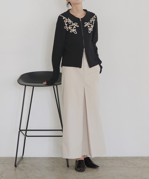 【ケイティさま専用ページ】linen＊ボックスタックロングスカート ケイティさま専用ページ】linen＊ボックスタックロングスカート