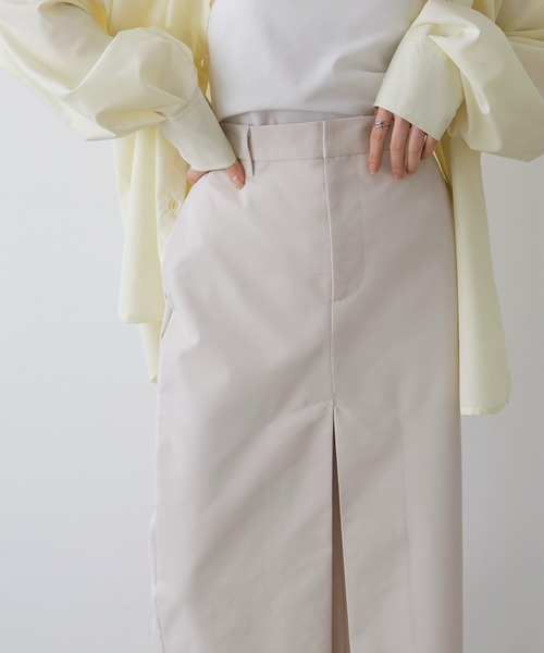 【ケイティさま専用ページ】linen＊ボックスタックロングスカート セール】ボックスタックロングスカート（スカート）｜LIAN