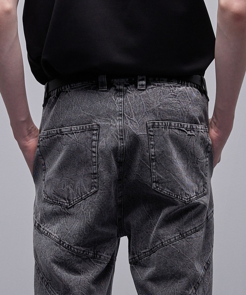 Loose/ルース（ルース）の「フェイデッド セミフレアデニムパンツ（デニムパンツ・メンズ・グレー/ブラック・XS/S/M/L）」の6枚目の写真