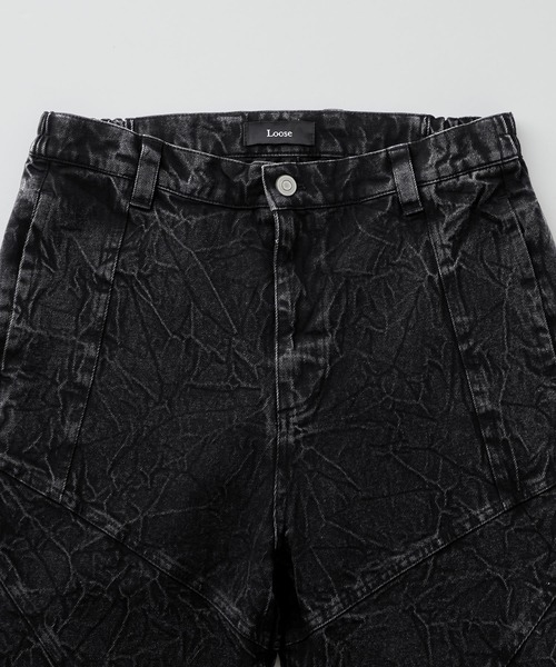 Loose/ルース（ルース）の「フェイデッド セミフレアデニムパンツ（デニムパンツ・メンズ・グレー/ブラック・XS/S/M/L）」の15枚目の写真