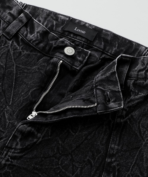 Loose/ルース（ルース）の「フェイデッド セミフレアデニムパンツ（デニムパンツ・メンズ・グレー/ブラック・XS/S/M/L）」の17枚目の写真