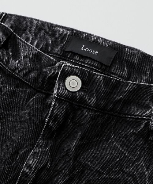 Loose/ルース（ルース）の「フェイデッド セミフレアデニムパンツ（デニムパンツ・メンズ・グレー/ブラック・XS/S/M/L）」の18枚目の写真