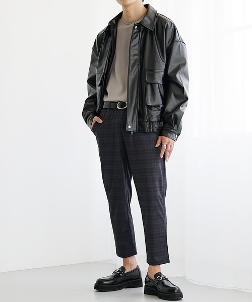 MinoriTY(マイノリティ)の「【MinoriTY】シンセティックガラスPUレザービットローファー シューズ メンズ(ローファー・メンズ・ブラック・S/M/L)」の8枚目の写真