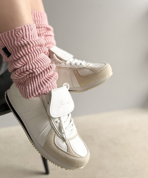 Java（ジャバ）の「この履き心地、病みつき。 RETRO OVER 軽量オーバータンスニーカー《JaVaジャバ 別注》（スニーカー・レディース・ホワイト/ブラック・LARGE/X-LARGE/MEDIUM/SMALL）」の10枚目の写真