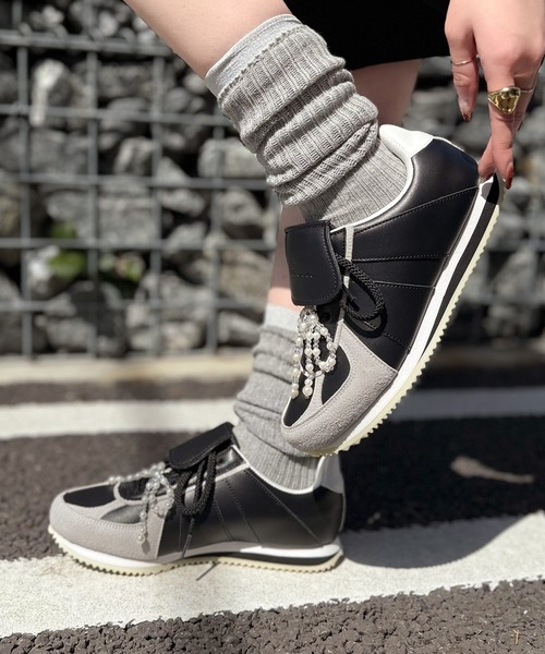 Java（ジャバ）の「この履き心地、病みつき。 RETRO OVER 軽量オーバータンスニーカー《JaVaジャバ 別注》（スニーカー・レディース・ホワイト/ブラック・LARGE/X-LARGE/MEDIUM/SMALL）」の17枚目の写真