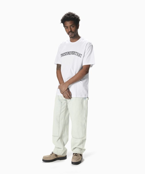 thisisneverthat(ディスイズネバーザット)の「Arch-Logo Tee(Tシャツ/カットソー・メンズ・チャコール/オートミール/ブルー系その他/ピンク/ホワイト・S/M/L/XL)」の8枚目の写真