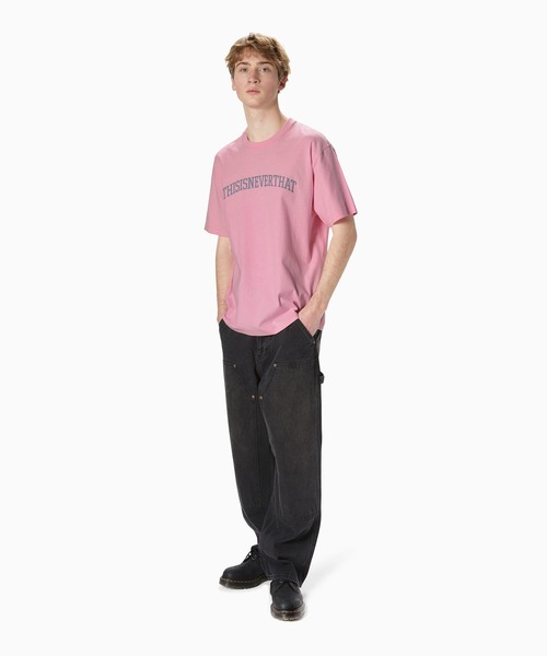thisisneverthat(ディスイズネバーザット)の「Arch-Logo Tee(Tシャツ/カットソー・メンズ・チャコール/オートミール/ブルー系その他/ピンク/ホワイト・S/M/L/XL)」の20枚目の写真