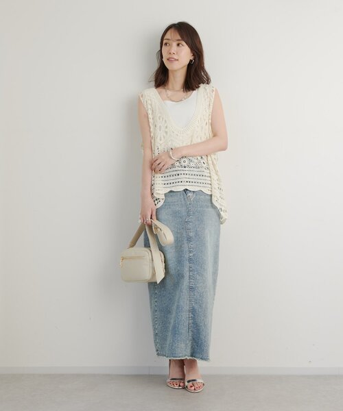 un dix cors （アンディコール）　ニットタンクトップ　2枚セット　新品 un dix cors （アンディコール） ニットタンクトップ 2枚セット