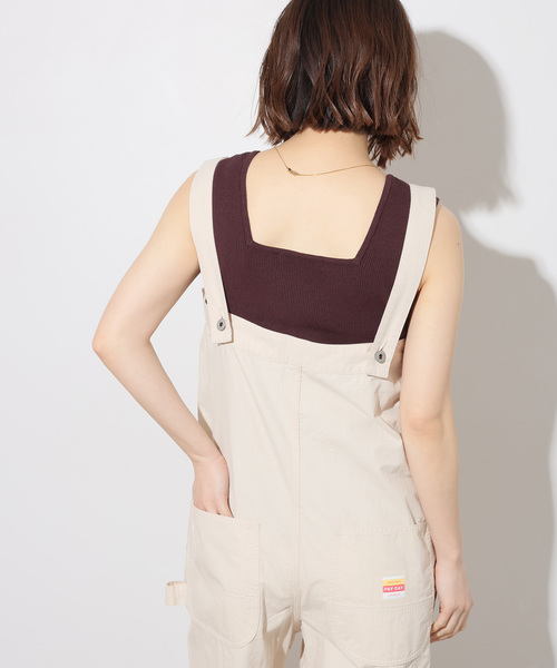 JOURNAL STANDARD relume（ジャーナルスタンダード　レリューム）の「《追加》Vis/Polyスクエアネックリブタンクトップ（タンクトップ・レディース・ホワイト/ブラック/ブラウン/ベージュ系その他・FREE）」の22枚目の写真