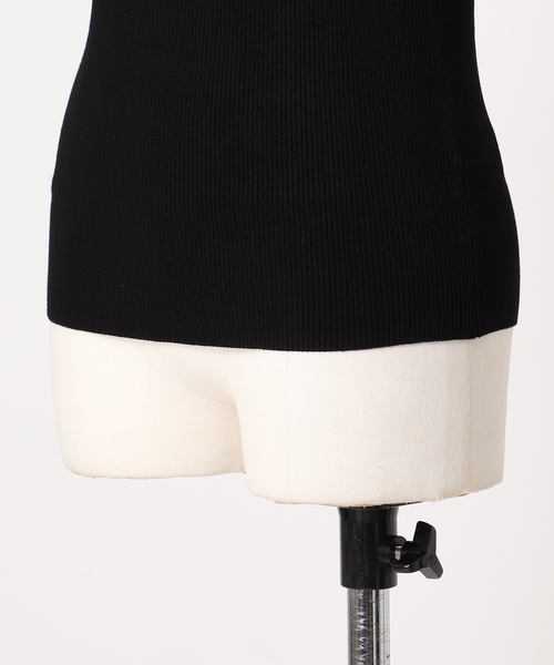 JOURNAL STANDARD relume（ジャーナルスタンダード　レリューム）の「《追加》Vis/Polyスクエアネックリブタンクトップ（タンクトップ・レディース・ホワイト/ブラック/ブラウン/ベージュ系その他・FREE）」の13枚目の写真