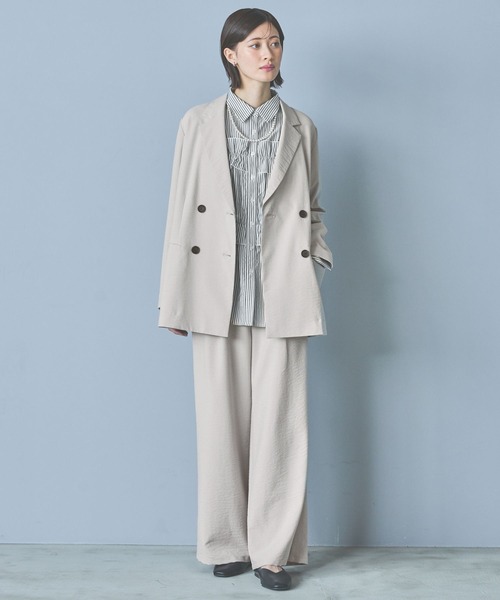 LAKOLE(ラコレ)の「ストライプフリルシャツ / 292594(シャツ/ブラウス・レディース・イエロー/グレー/ピンク/サックスブルー・LARGE/MEDIUM)」の13枚目の写真