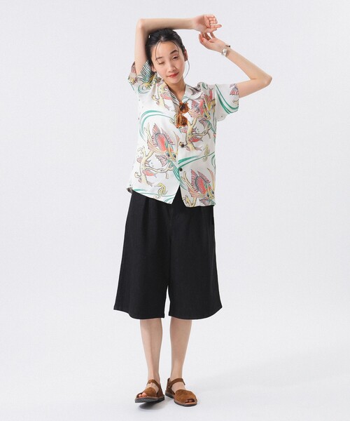 Gramicci(グラミチ)の「【別注】Gramicci / バギー ショーツ(デニムパンツ・レディース・ネイビー系/ブラック系/ブルー系・ONE SIZE)」の19枚目の写真