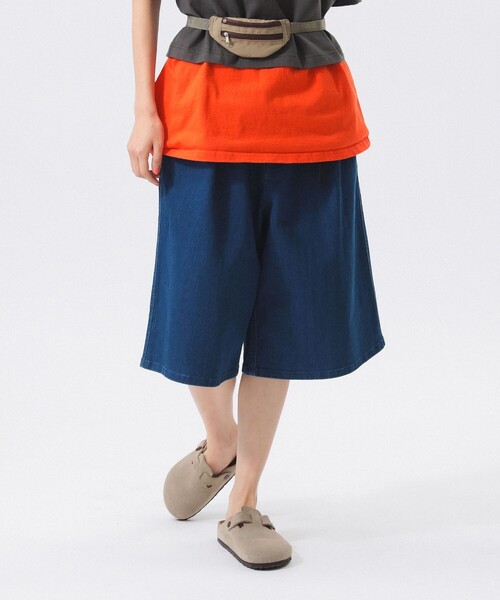 Gramicci(グラミチ)の「【別注】Gramicci / バギー ショーツ(デニムパンツ・レディース・ネイビー系/ブラック系/ブルー系・ONE SIZE)」の12枚目の写真