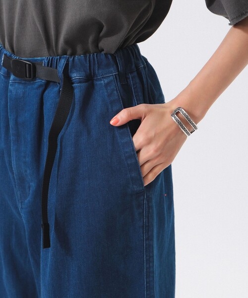 Gramicci(グラミチ)の「【別注】Gramicci / バギー ショーツ(デニムパンツ・レディース・ネイビー系/ブラック系/ブルー系・ONE SIZE)」の6枚目の写真