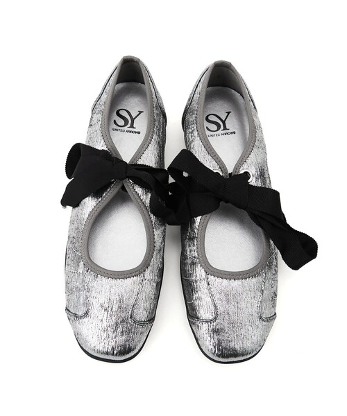 【未使用級】SY UNITED ARROWSリボンソフトフラット20●↑ バレエ セール】＜SY＞リボンソフト フラット20○↑（バレエシューズ）｜SY