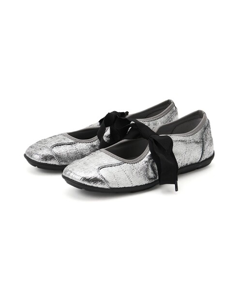 SY UNITED ARROWS（シーユナイテッドアローズ）の「＜SY＞リボンソフト フラット20●↑（バレエシューズ・レディース・ブラック/シルバー/ピンク/ライトピンク/ライラック/ゴールド・23.5cm/25cm/24.5cm/24cm/23cm/22.5cm）」の11枚目の写真