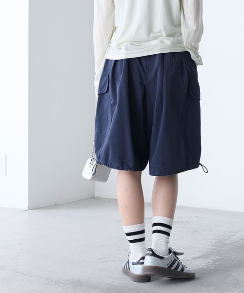 forksy.(フォルクシー)の「【forksy.】バギーカーゴ ボリューム ショートパンツ(カーゴパンツ・レディース・ベージュ/オフホワイト/ブラック/カーキ/ネイビー/モカ・FREE)」の21枚目の写真
