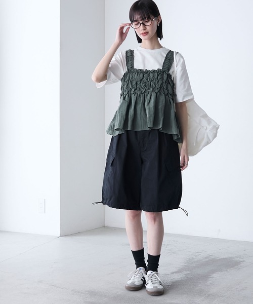 forksy.】バギーカーゴ ボリューム ショートパンツ forksy
