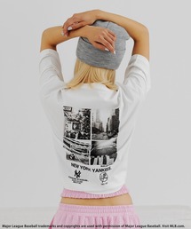 BACK TO THE FIELD | 【平野莉玖コラボ】【MLB】photoTシャツ(Tシャツ/カットソー)