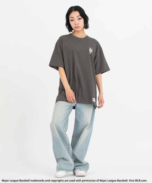 tシャツ 「平野莉玖コラボ」「MLB」photoTシャツ レディース メンズ 平野莉玖コラボ】【MLB】photoTシャツ（Tシャツ/カットソー
