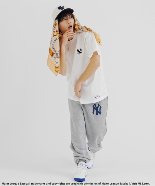 BACK TO THE FIELD(バック トゥー ザ フィールド)の「【平野莉玖コラボ】【MLB】photoTシャツ(Tシャツ/カットソー・レディース・ピンク/ホワイト/ブラック・FREE)」の12枚目の写真